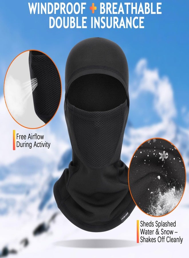 HASAGEI Ski Mask,Balaclava Face Mask for Men&Women,Winter Windproof and Warm,UV Protection Mask,Motorcycle Snowboard&Riding Black - Image 4